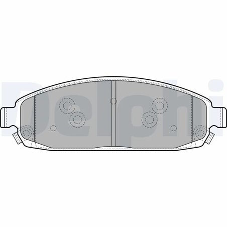 SET PLACUTE FRANA DELPHI LP1931 - Compatibil cu JEEP