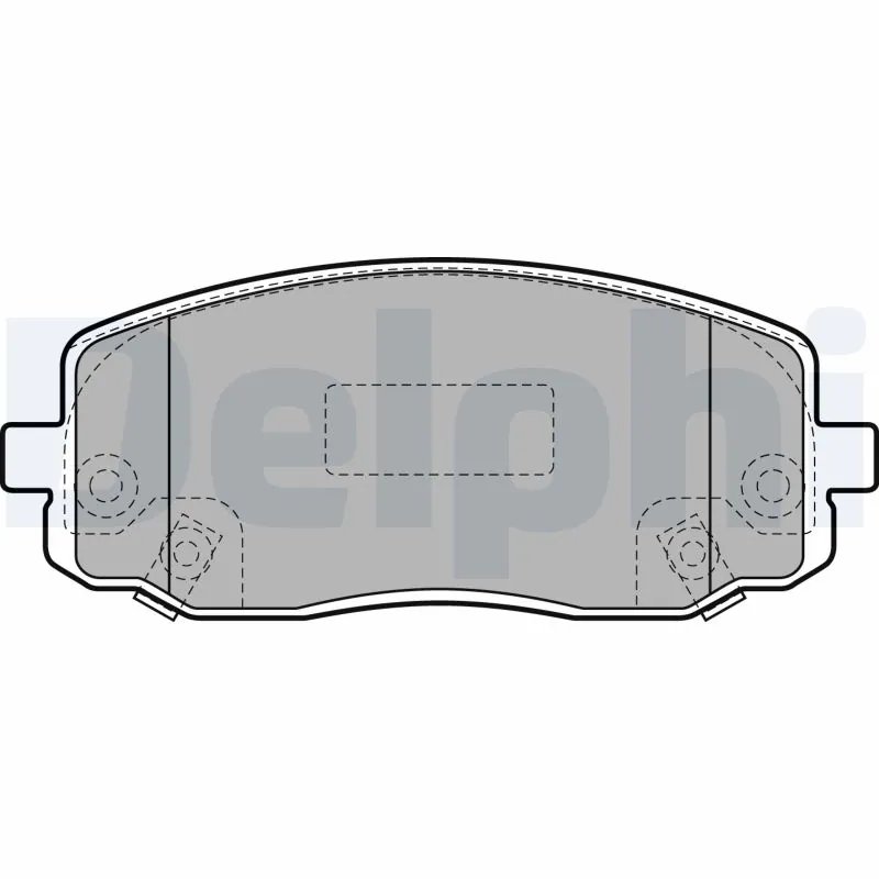 SET PLACUTE FRANA DELPHI LP1933 - Compatibil cu HYUNDAI, KIA