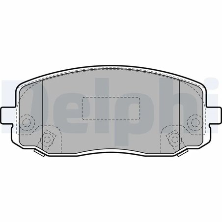 SET PLACUTE FRANA DELPHI LP1933 - Compatibil cu HYUNDAI, KIA
