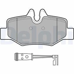 SET PLACUTE FRANA DELPHI LP1939 - Compatibil cu MERCEDES-BENZ, MERCEDES-BENZ (FJDA)