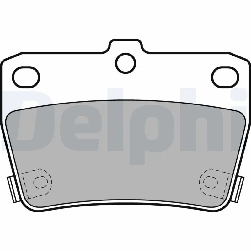 Set placute frana Delphi LP1942