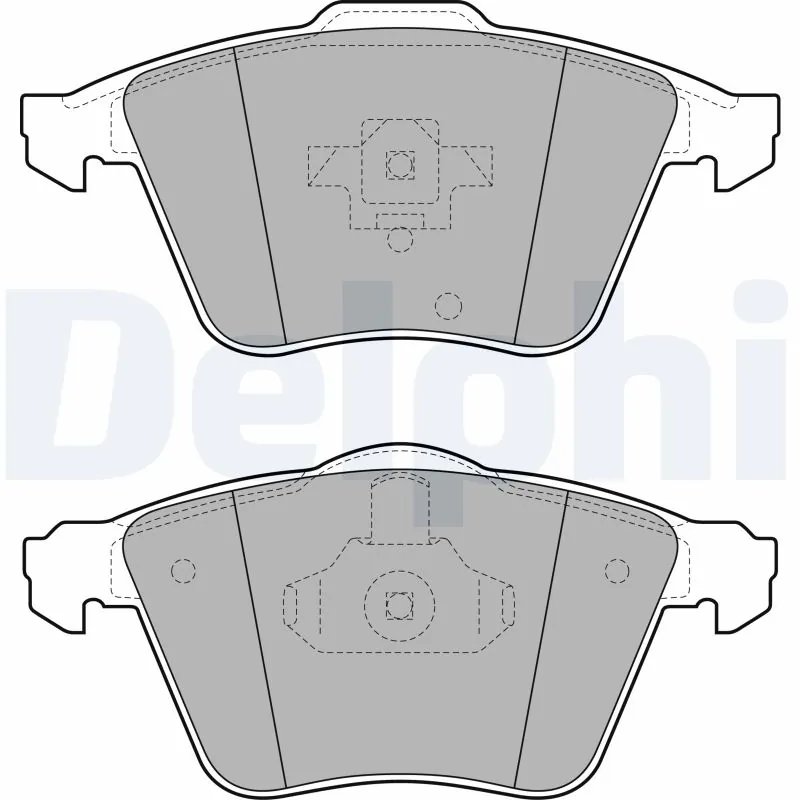 SET PLACUTE FRANA DELPHI LP1943 - Compatibil cu CADILLAC, FORD, OPEL, SAAB, VAUXHALL, VOLVO, VOLVO (CHANGAN)