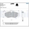 SET PLACUTE FRANA DELPHI LP1982 - Compatibil cu MERCEDES-BENZ, MERCEDES-BENZ (FJDA), VW