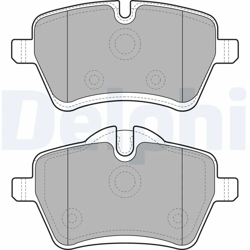 Set placute frana Delphi LP1985
