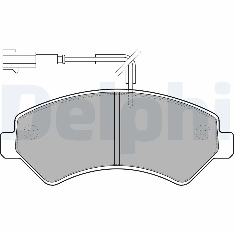 Set placute frana Delphi LP1993