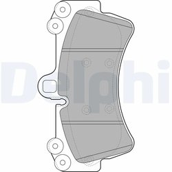 Set placute frana Delphi LP1997