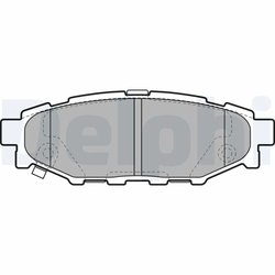 SET PLACUTE FRANA DELPHI LP1999 - Compatibil cu SUBARU, TOYOTA