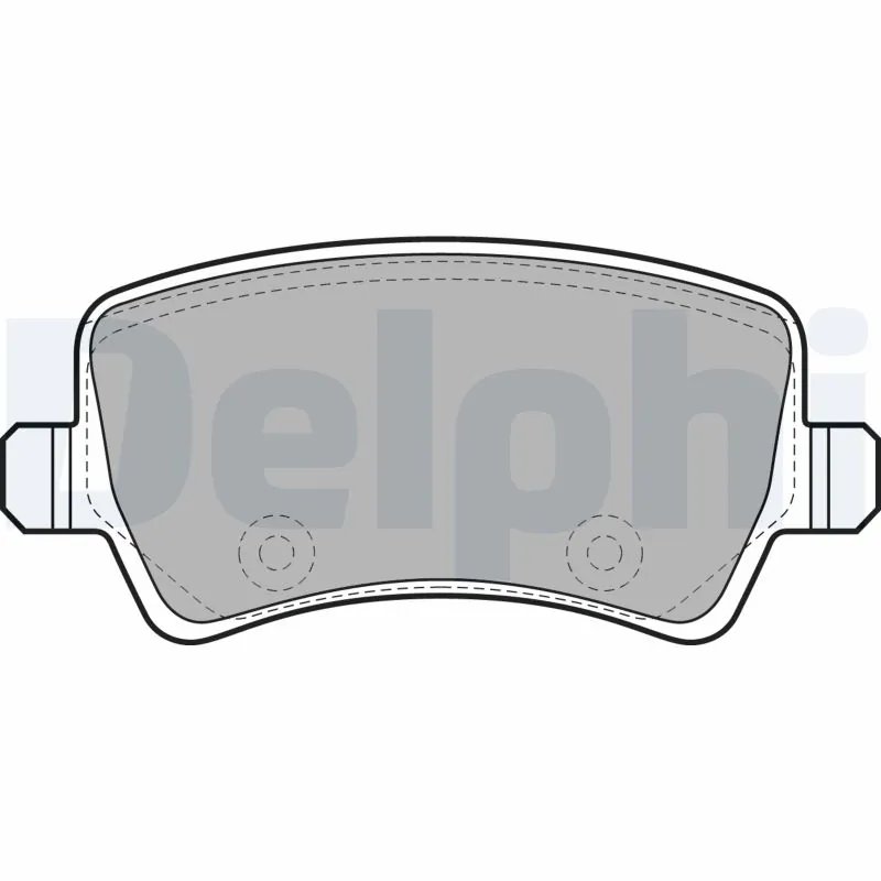 SET PLACUTE FRANA DELPHI LP2008 - Compatibil cu FORD, LAND ROVER, VOLVO, VOLVO ASIA