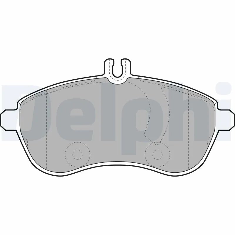 SET PLACUTE FRANA DELPHI LP2028 - Compatibil cu MERCEDES-BENZ