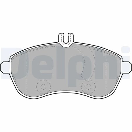 SET PLACUTE FRANA DELPHI LP2028 - Compatibil cu MERCEDES-BENZ