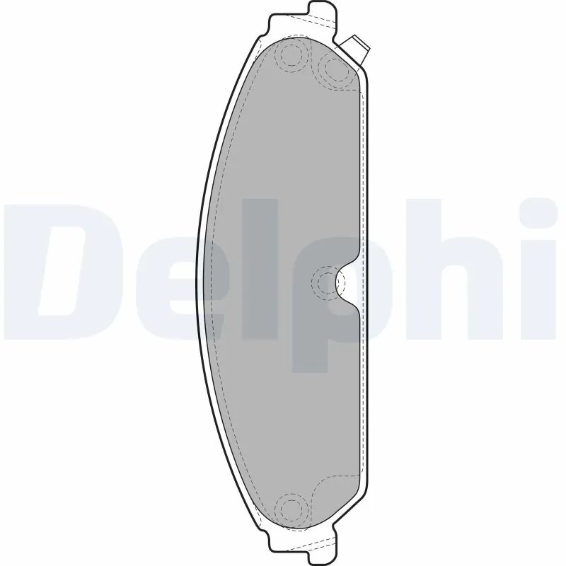 SET PLACUTE FRANA DELPHI LP2033 - Compatibil cu CHRYSLER, LANCIA, MG