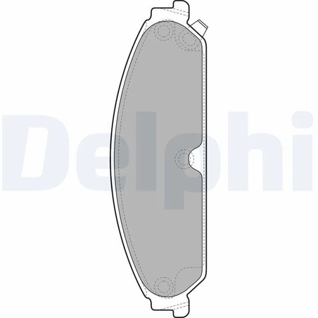 SET PLACUTE FRANA DELPHI LP2033 - Compatibil cu CHRYSLER, LANCIA, MG