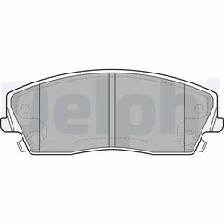 Set placute frana Delphi LP2034