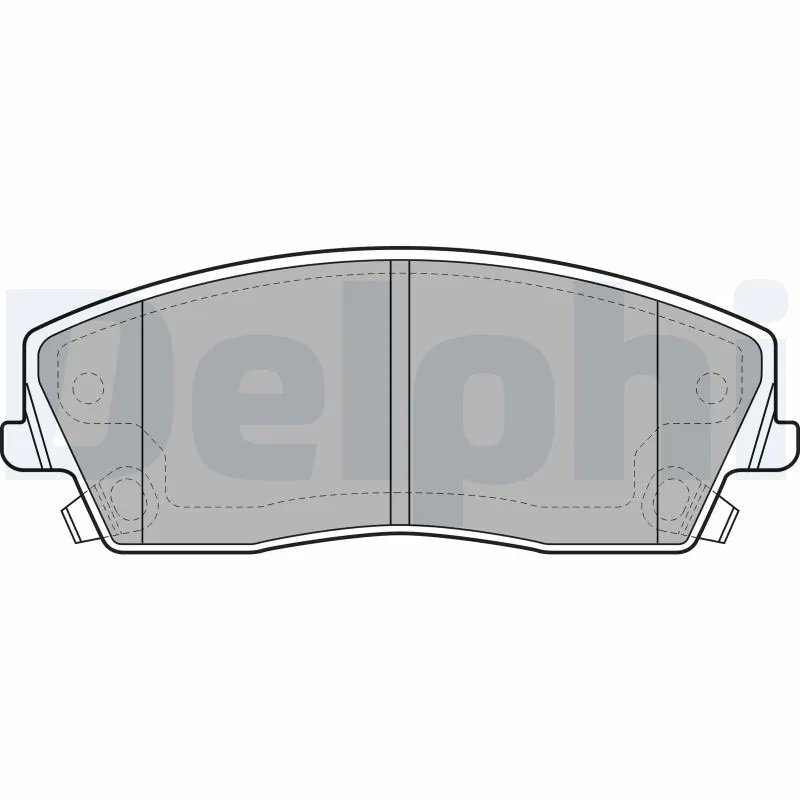 Set placute frana Delphi LP2034