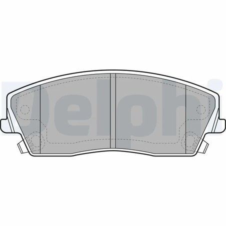 Set placute frana Delphi LP2034