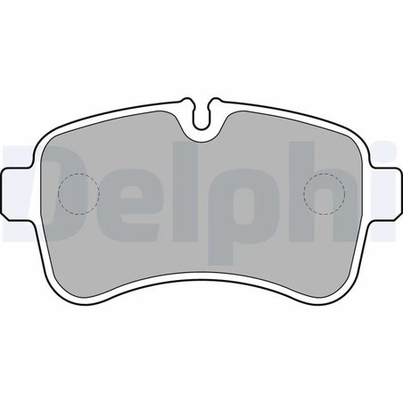 Set placute frana Delphi LP2040