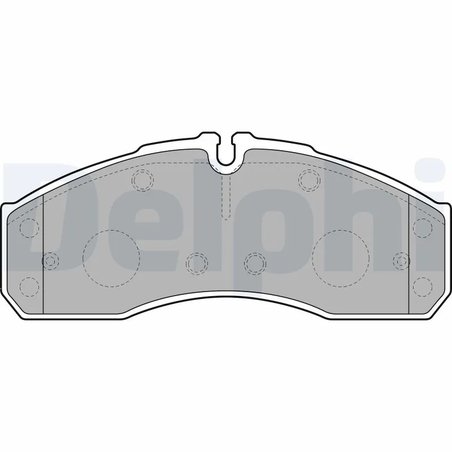 SET PLACUTE FRANA DELPHI LP2042 - Compatibil cu MERCEDES-BENZ