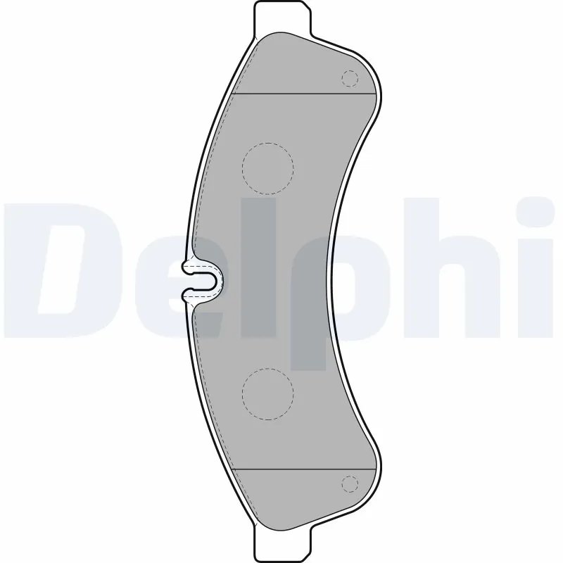SET PLACUTE FRANA DELPHI LP2063 - Compatibil cu IVECO
