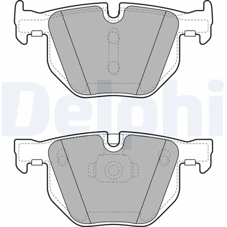 SET PLACUTE FRANA DELPHI LP2068 - Compatibil cu BMW
