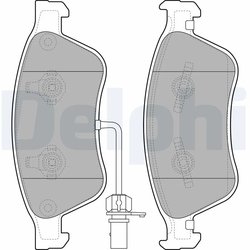Set placute frana Delphi LP2072