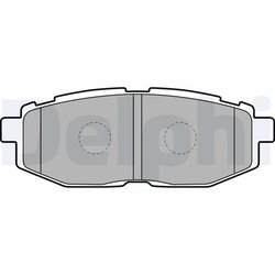 SET PLACUTE FRANA DELPHI LP2076 - Compatibil cu SUBARU, TOYOTA