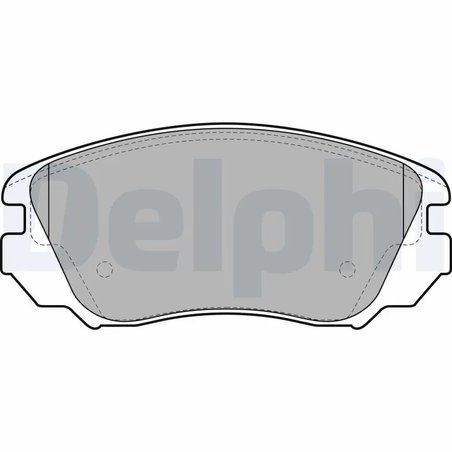 SET PLACUTE FRANA DELPHI LP2080 - Compatibil cu CHEVROLET, HONDA, OPEL, SAAB, VAUXHALL