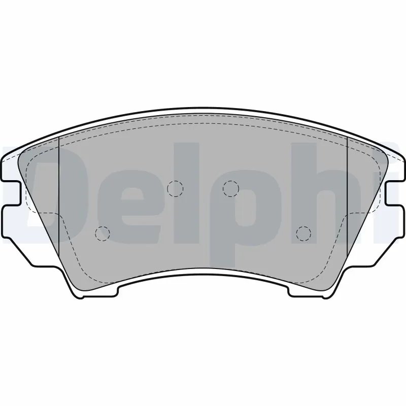 SET PLACUTE FRANA DELPHI LP2081 - Compatibil cu BUICK (SGM), CHEVROLET, CHEVROLET (SGM), HONDA, MG, OPEL, ROEWE (SAIC), SAAB, SE