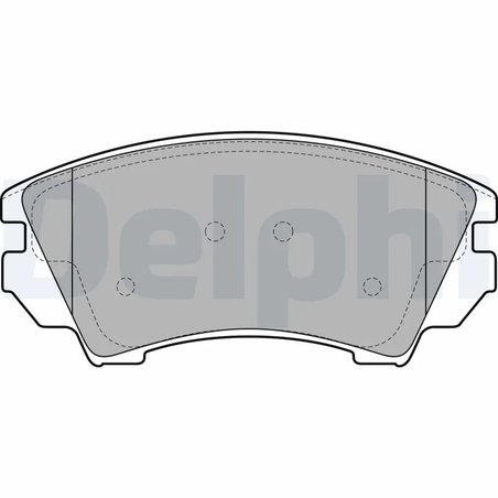 SET PLACUTE FRANA DELPHI LP2081 - Compatibil cu BUICK (SGM), CHEVROLET, CHEVROLET (SGM), HONDA, MG, OPEL, ROEWE (SAIC), SAAB, SE