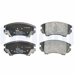 SET PLACUTE FRANA DELPHI LP2081 - Compatibil cu BUICK (SGM), CHEVROLET, CHEVROLET (SGM), HONDA, MG, OPEL, ROEWE (SAIC), SAAB, SE