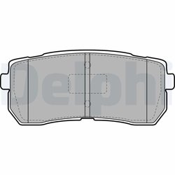 Set placute frana Delphi LP2095