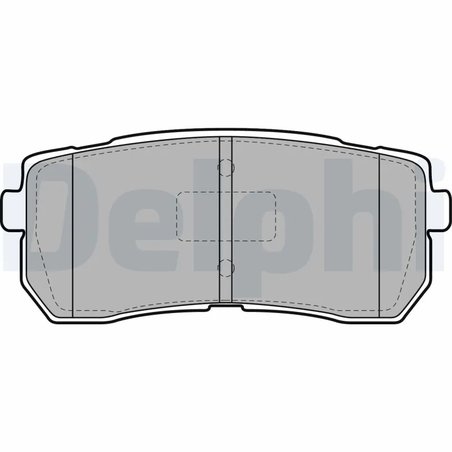 Set placute frana Delphi LP2095