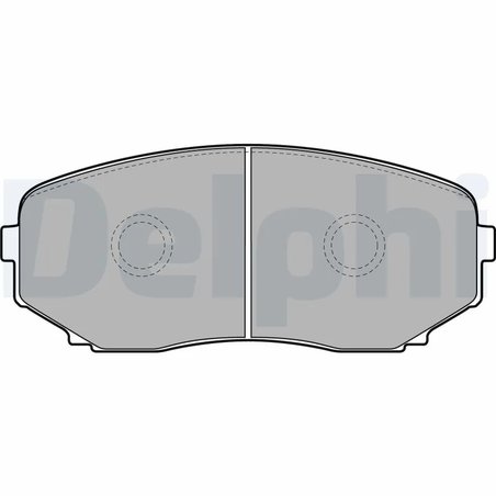 Set placute frana Delphi LP2098