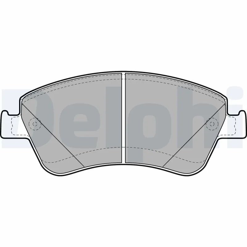 Set placute frana Delphi LP2102