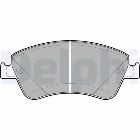 Set placute frana Delphi LP2102