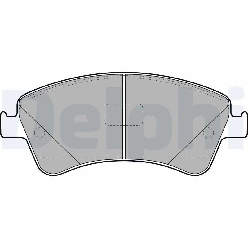Set placute frana Delphi LP2104