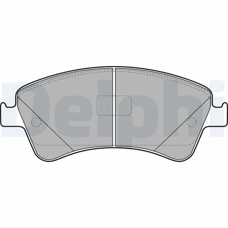 Set placute frana Delphi LP2104