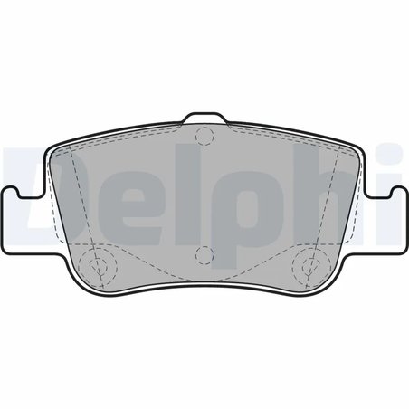 SET PLACUTE FRANA DELPHI LP2103 - Compatibil cu TOYOTA