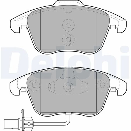 SET PLACUTE FRANA DELPHI LP2107 - Compatibil cu AUDI