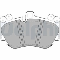 SET PLACUTE FRANA DELPHI LP2116 - Compatibil cu AUDI, PORSCHE, SUZUKI, VW