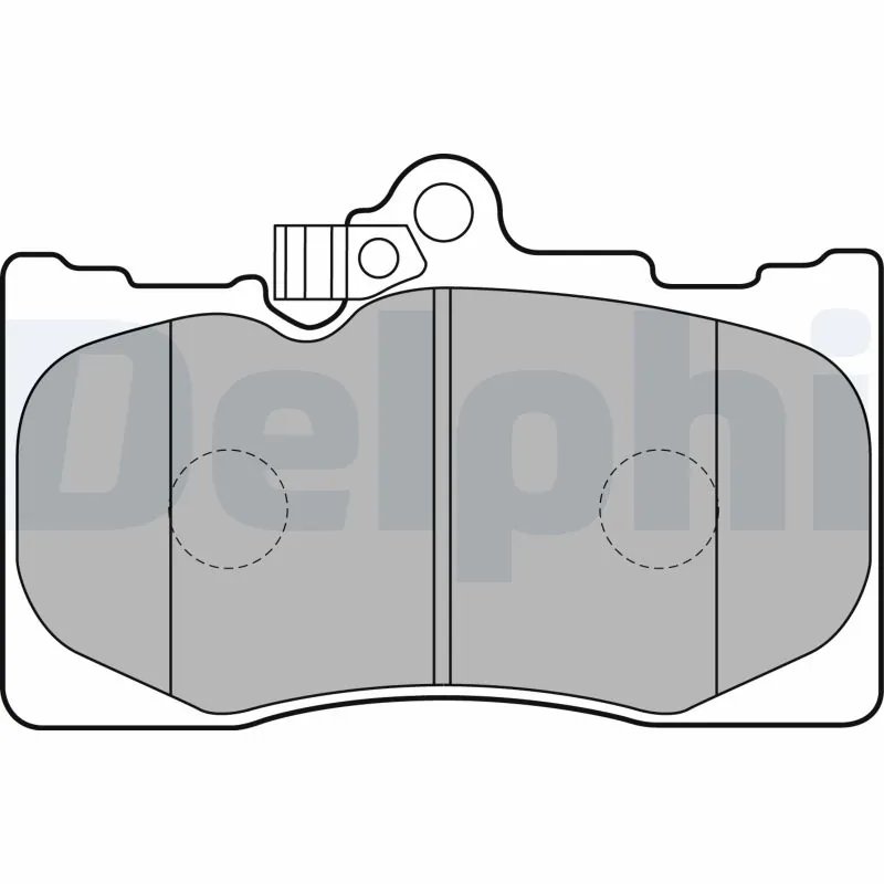 Set placute frana Delphi LP2122