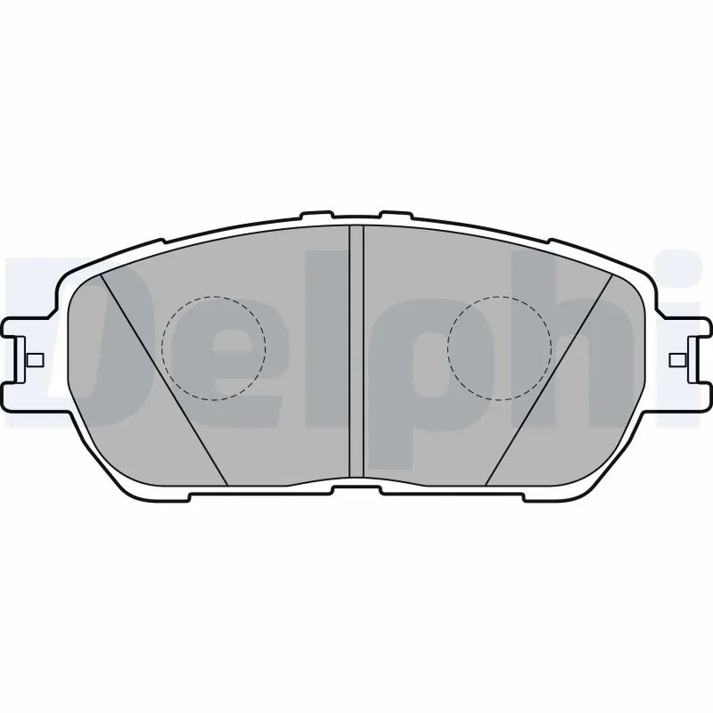 SET PLACUTE FRANA DELPHI LP2132 - Compatibil cu LEXUS, TOYOTA