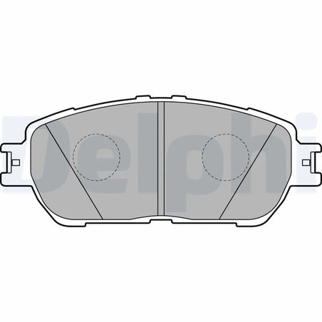 SET PLACUTE FRANA DELPHI LP2132 - Compatibil cu LEXUS, TOYOTA
