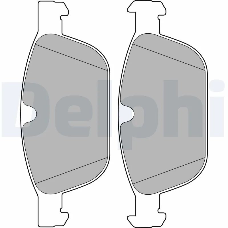 SET PLACUTE FRANA DELPHI LP2140 - Compatibil cu VOLVO