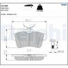 SET PLACUTE FRANA DELPHI LP2180 - Compatibil cu CITROEN, DS, DS (CAPSA), PEUGEOT