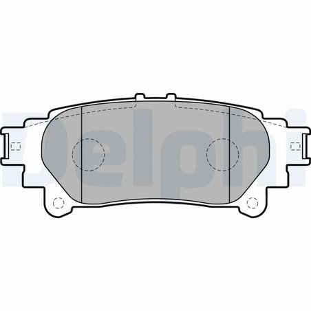 Set placute frana Delphi LP2196