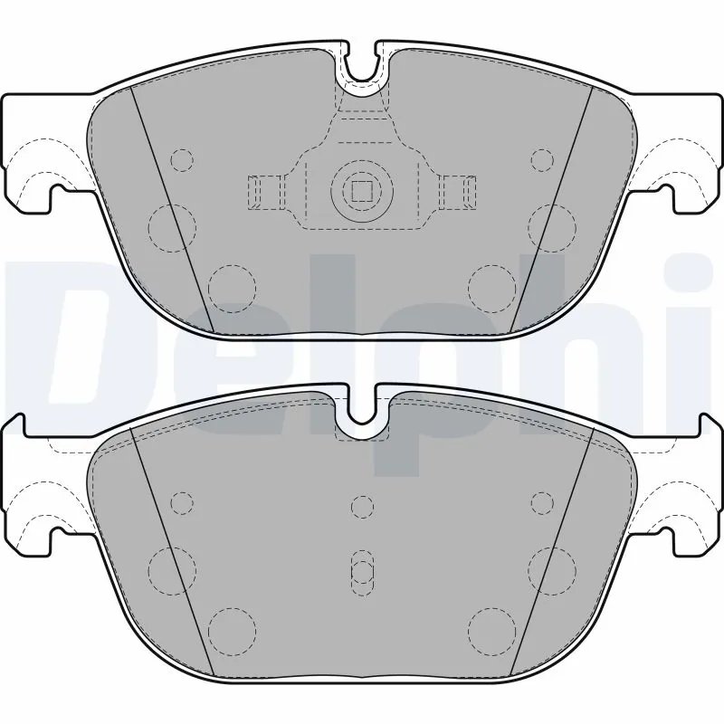 Set placute frana Delphi LP2198