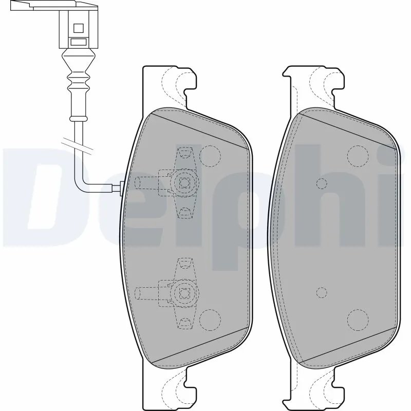 SET PLACUTE FRANA DELPHI LP2199 - Compatibil cu VW