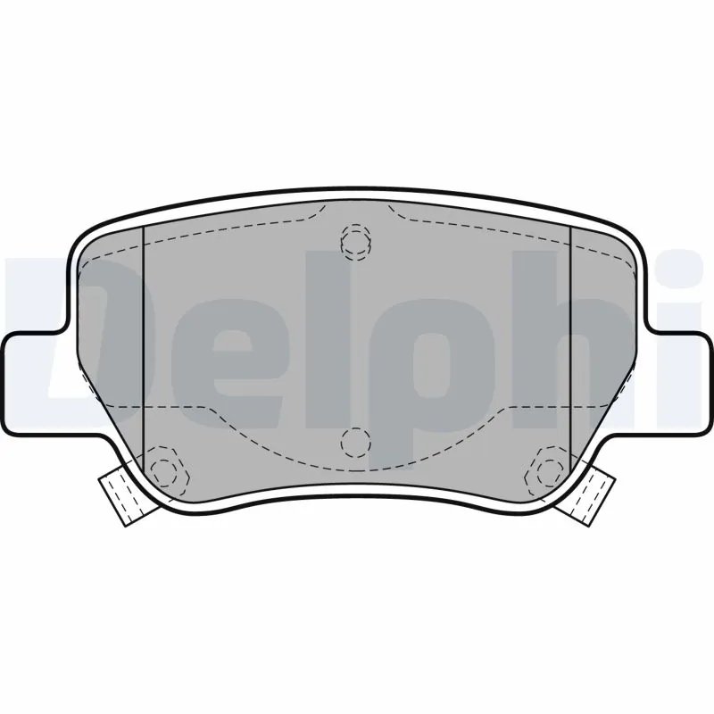 SET PLACUTE FRANA DELPHI LP2206 - Compatibil cu TOYOTA