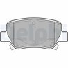 SET PLACUTE FRANA DELPHI LP2206 - Compatibil cu TOYOTA