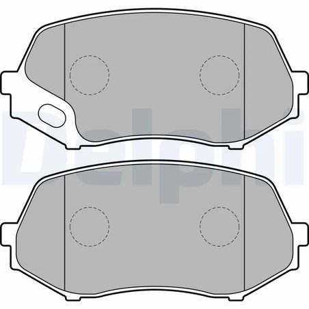 Set placute frana Delphi LP2208